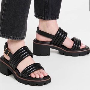 Tory Burch Lug Sole Heeled Sandals